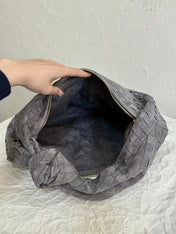 BV SMALL JODIE 48CM GREY SUEDE LEATHER