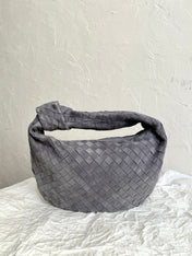 BV TEEN JODIE 36CM GREY SUEDE LEATHER