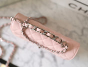 CC WOC 18.5 PINK LAMBSKIN SILVER HARDWARE
