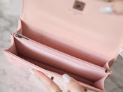 CC WOC 18.5 PINK LAMBSKIN SILVER HARDWARE