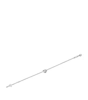 HAPPY HEART BRACELET SILVER 1 DIAMOND