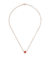 HEART PEDANT CARNELIAN NECKLACE