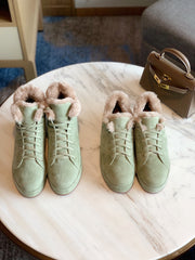 LP WINTER NUAGES SNEAKERS MINT LAMBSKIN