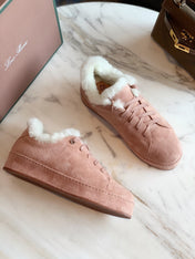 LP WINTER NUAGES SNEAKERS LIGHT PINK LAMBSKIN