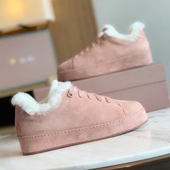 LP WINTER NUAGES SNEAKERS LIGHT PINK LAMBSKIN