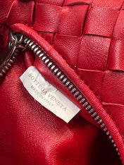 MINI JODIE 27 IN RED LAMBSKIN