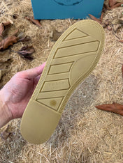 PRADA 26S ESPADRILLE FLATS IN LIGHT BEIGE CANVAS EMBROIDERED LOGO