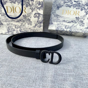 DIOR 26S BELT 20 MM IN BLACK CALFSKIN 673571