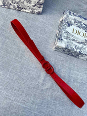 DIOR 26S BELT 20 MM IN DARK RED CALFSKIN 673572