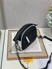 VIBE HOBO 22 BAG IN BLACK CALFSKIN