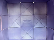 SMALL CASSETTE BUCKET 18 IN ULTRA VIOLET CALFSKIN