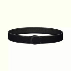 HM LUCK BELT BUCKLE & REVERSIBLE BLACK LEATHER STRAP 38MM