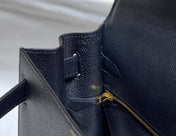 KELLY 28CM IN NOIR EPSOM CALFSKIN GOLD HARDWARE