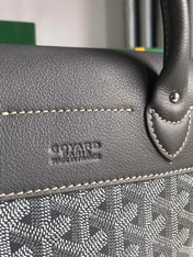 ALPIN MINI BACKPACK 21 IN GRAY LAMBSKIN AND GOYARDINE CANVAS