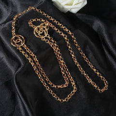 CHANEL 25S CHAIN BELT IN GOLD METAL 615892