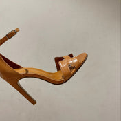 PREMIERE 115 SANDAL IN PEANUT BROWN CALFSKIN