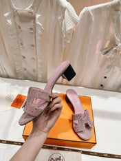 0RAN SANDAL CARAMEL LAMBSKIN ATTACH CRYSTALS