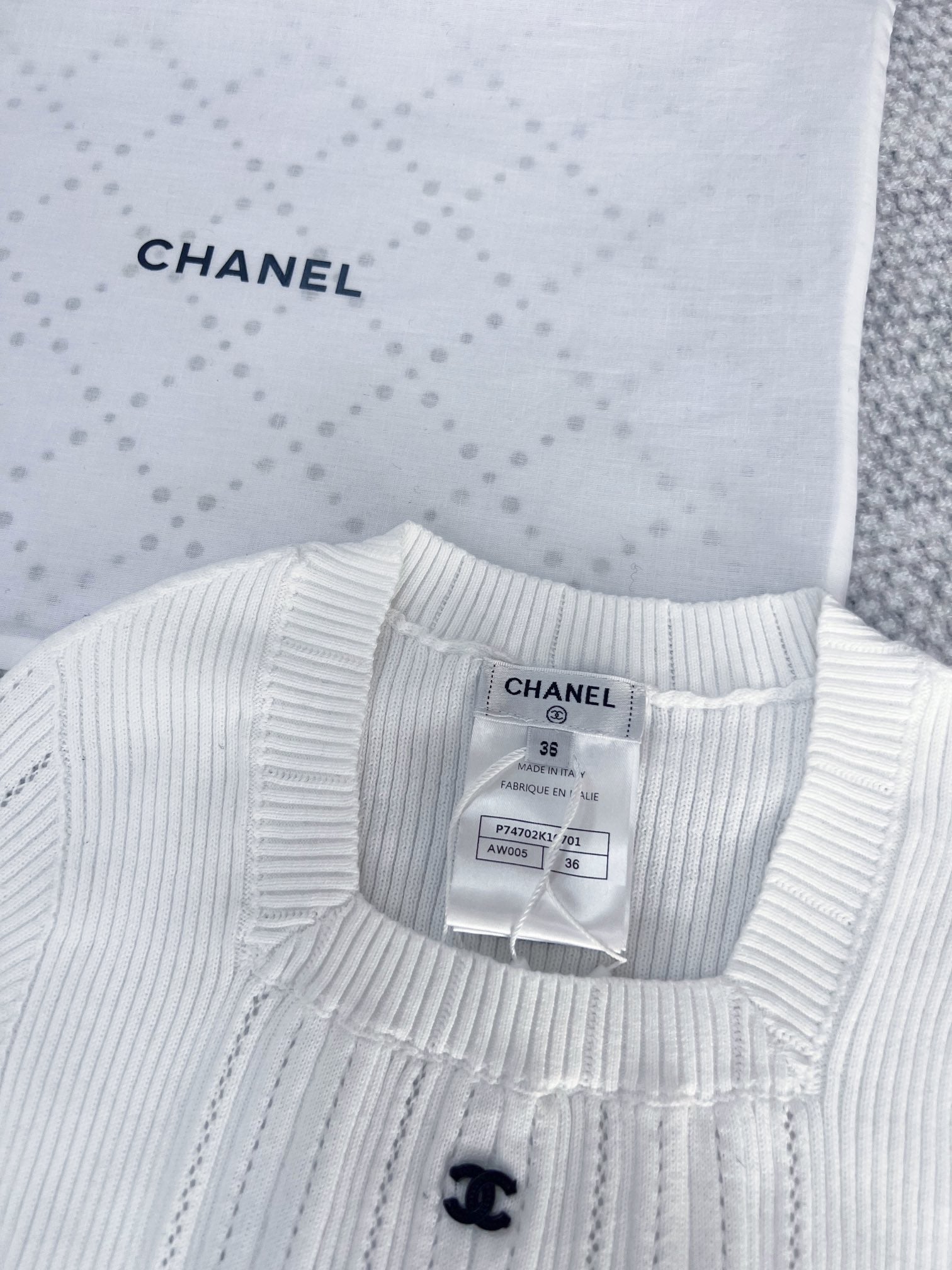 CHANEL KNIT TOP STYLE 23