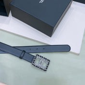 CHANEL 26S BELT 30 MM IN BLACK CALFSKIN 658418