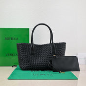 Large Cabat 45cm Black Lambskin Ghw