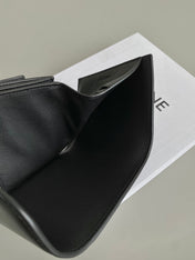 TRIPHOME 10 TRIFOLD WALLET CALFSKIN BLACK