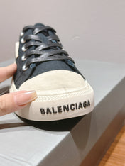 BALENCIAGA 25S SNEAKER IN BLACK CANVAS