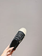 BALENCIAGA 25S SNEAKER IN BLACK CANVAS