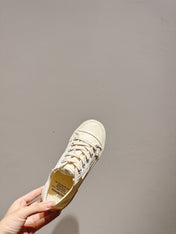 BALENCIAGA 25S SNEAKER IN CREAM WHITE CANVAS