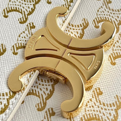 TRIOMPHE 20 WHITE PATTERN CALFSKIN