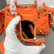 NEO CAGOLE 26 IN ORANGE LAMBSKIN