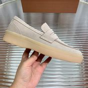 LP RETRO SUMMER WALK LOAFERS BEIGE SUEDE