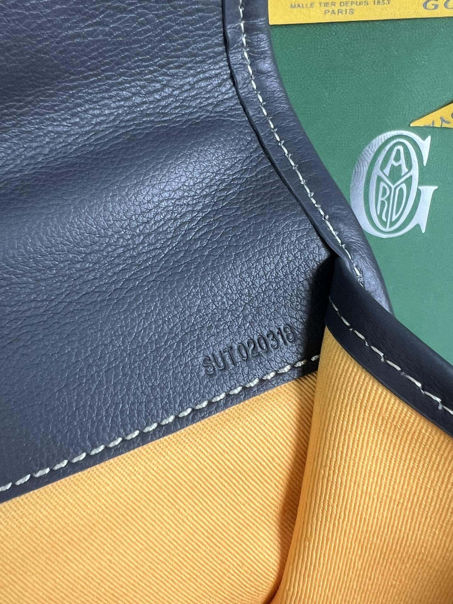 SAINT LÉGER BACKPACK 35 IN BLACK GOYARDINE CANVAS AND CALFSKIN WITH CARTOON PATCH