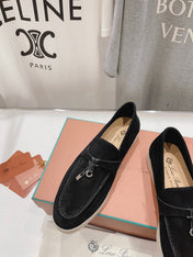 LP SUMMER CHARMS WALK LOAFERS BLACK SUEDE
