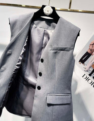 CELINE 26S SLEEVELESS JACKET STYLE 72