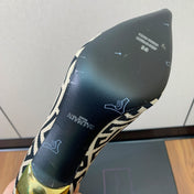 BALMAIN 26S HIGH-TOP BOOTS 105 MM IN BLACK AND WHITE FLYKNIT STYLE 4