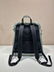 TRIANGLE LOGO BACKPACK 45 IN ASH GRAY RE-NYLON