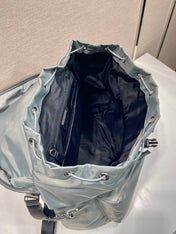 TRIANGLE LOGO BACKPACK 45 IN ASH GRAY RE-NYLON