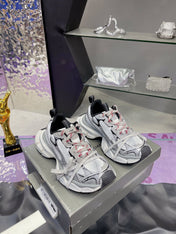 3XL SNEAKER IN GRAY MIX WHITE MESH AND POLYURETHANE