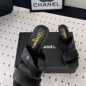 MULES black 1 LAMBSKIN