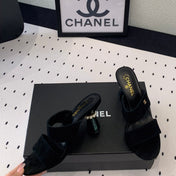 MULES black LAMBSKIN