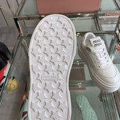 Sneakers Thick-soled White Cowhide