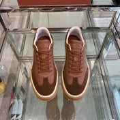 LP TENNIS WALK SNEAKERS BROWN AND CHOCOLATE CALFSKIN