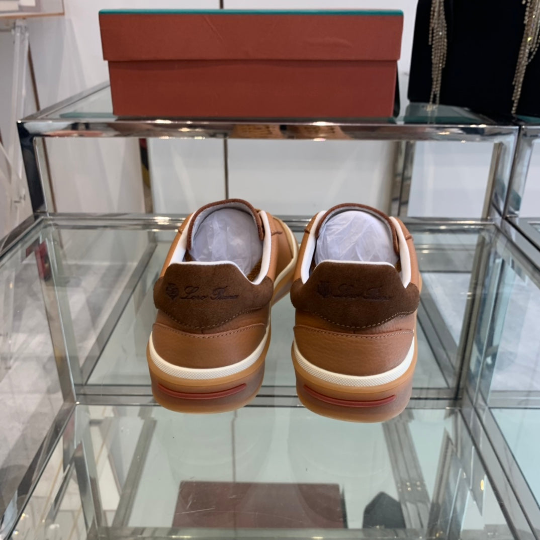 LP TENNIS WALK SNEAKERS TAWNY CALFSKIN