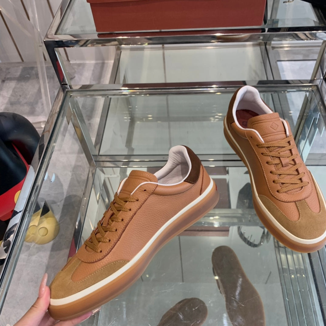 LP TENNIS WALK SNEAKERS TAWNY CALFSKIN