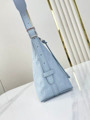 CARRYALL PM 29 IN BEAU BLUE MONOGRAM EMPREINTE LEATHER