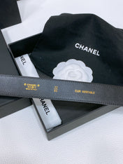 CHANEL 26S BELT 30 MM IN BEIGE CALFSKIN 670904