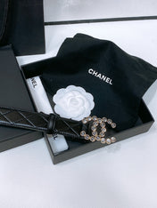 CHANEL 26S BELT 30 MM IN BEIGE CALFSKIN 670904