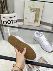 MIUMIU 26S SNEAKERS IN BLUE GRAY SUEDE