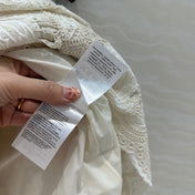 VALENTINO LONG SKIRT WITH LACE TRIM 261434