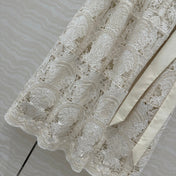 VALENTINO LONG SKIRT WITH LACE TRIM 261434